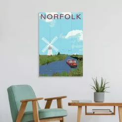 The Art Group Norfolk Wooden Wall Art