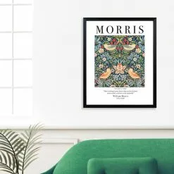 The Art Group Strawberry Thief Framed Print By William Morris -Ornaments Sales Store 30808954 alt03