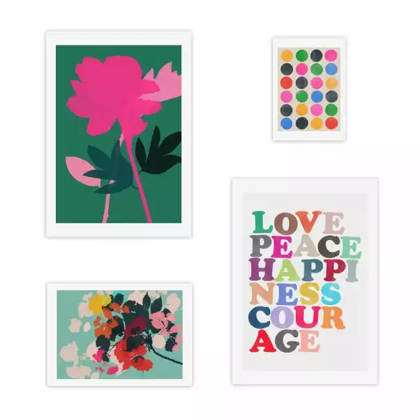 Set Of 4 East End Prints Happiness Prints 2 Set Of 4 East End Prints Happiness Prints - Image 2
