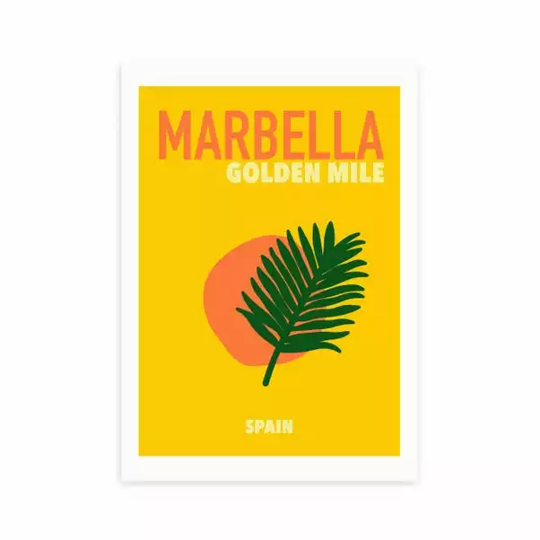 East End Prints Marbella Golden Coast Spain Print 2 East End Prints Marbella Golden Coast Spain Print - Image 2