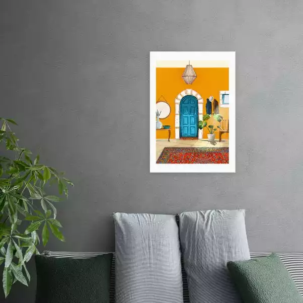 East End Prints Spanish Villa Interior Print 1 East End Prints Spanish Villa Interior Print