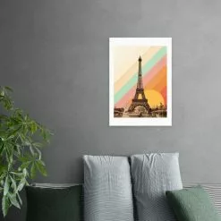 East End Prints Paris Rainbow Print