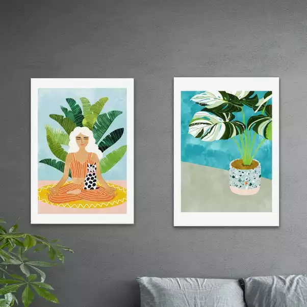 Set Of 2 East End Prints Mindfulness Prints 1 Set Of 2 East End Prints Mindfulness Prints