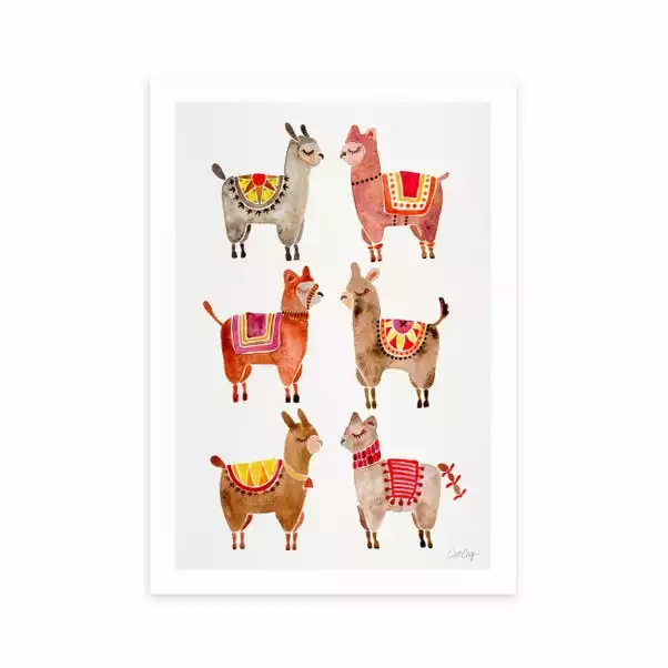 East End Prints Alpaca Print 1 East End Prints Alpaca Print
