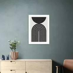 East End Prints Abstract Rainbow Circle Print