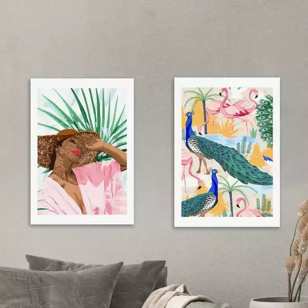 Set Of 2 East End Prints Sunshine & Utopia Prints 1 Set Of 2 East End Prints Sunshine & Utopia Prints